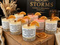 Old Fashioned Rum Candles