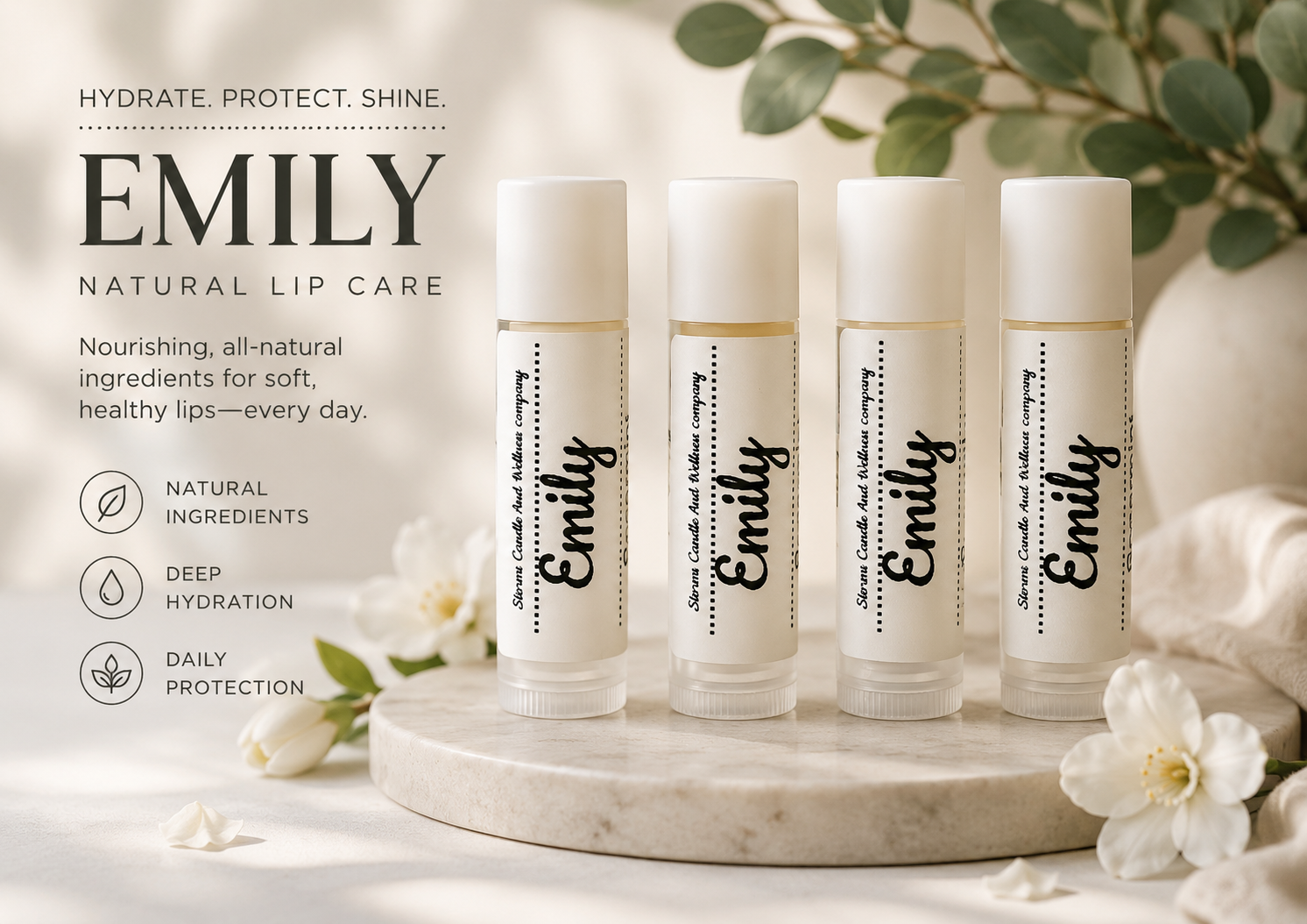 Emily Lip Balm- 5g tubes
