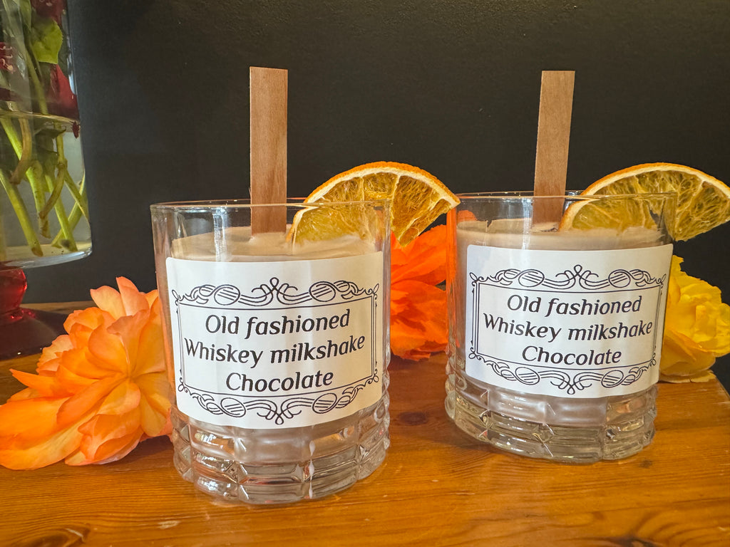 Old Fashioned Whiskey or Rum Candles